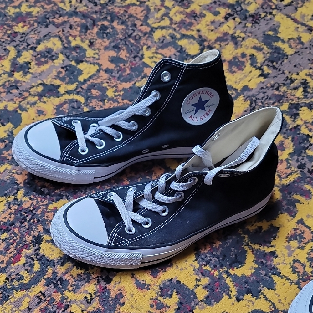 Converse Black and White High-Top Sneakers